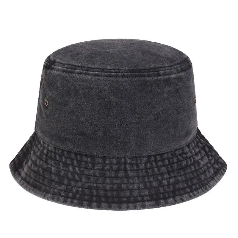 Bucket Hat – Unisex Solid Color Outdoor Fisherman Cap
