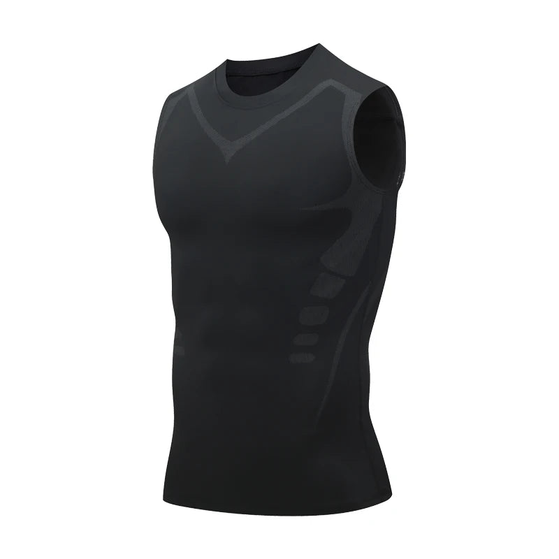 Men's Compression Sleeveless Gym Tank Top Quick Dry