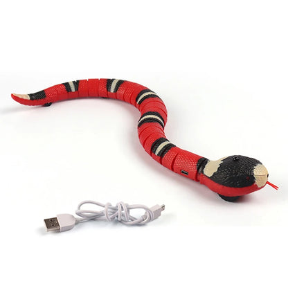 Interactive Snake Cat Toy – Smart Sensing Automatic USB Rechargeable