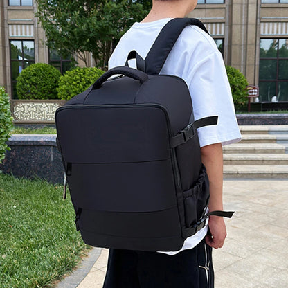 Lightweight Casual Backpack with Adjustable Straps & Multiple Pockets