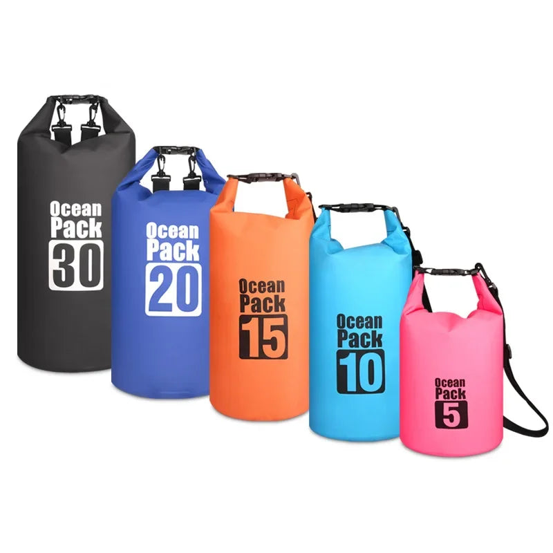Waterproof Dry Bag 2L–30L – Ocean Pack for Outdoor Sports