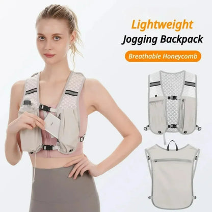 Running Vest Backpack – Lightweight Hydration Chest Pack with Phone Pocket