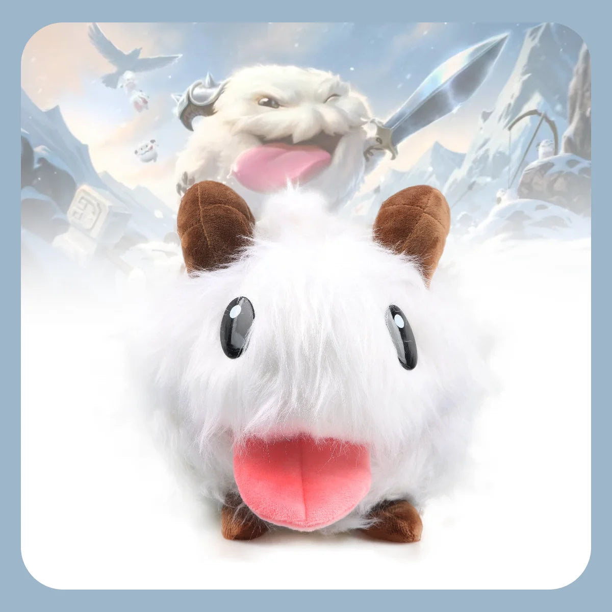 League of Legends Poro Plush Doll – Soft Game Character Toy