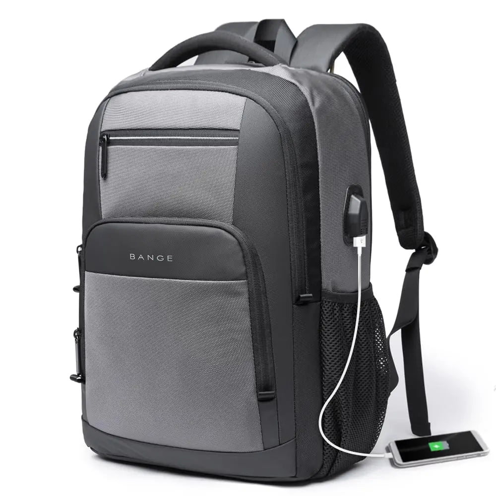 Laptop Backpack 15.6" with USB Charging Port – Waterproof Travel Bag