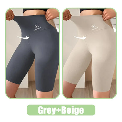 High Waist Biker Shorts for Women – Push Up Gym Cycling Yoga Leggings