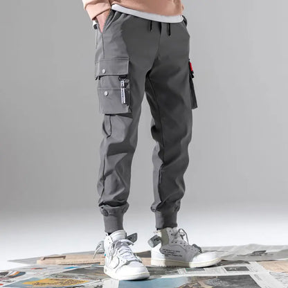 Men's Multi-Pocket Cargo Jogger Pants – Loose Casual Outdoor