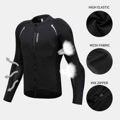 Men's Lightweight Motorcycle Riding Jacket with Armor Protection