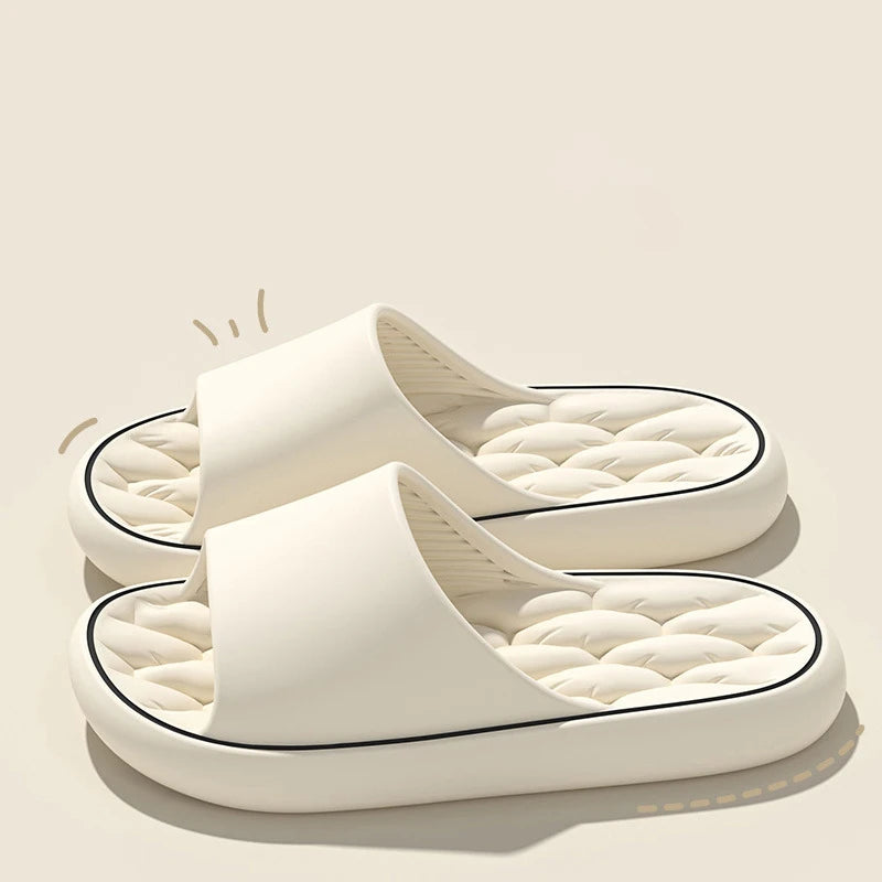 EVA Cloud Slippers – Thick Sole Cushion Slides for Indoor & Outdoor
