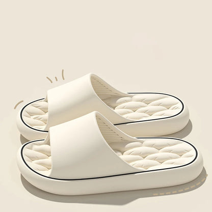 EVA Cloud Slippers – Thick Sole Cushion Slides for Indoor & Outdoor