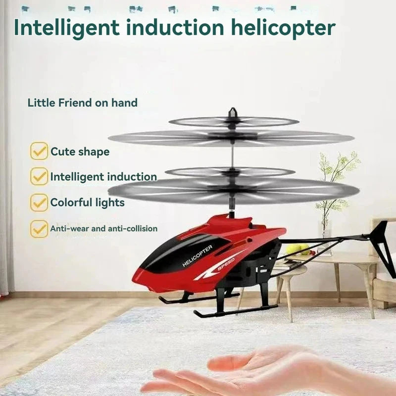 Mini RC Helicopter Toy for Kids – Rechargeable Remote Control