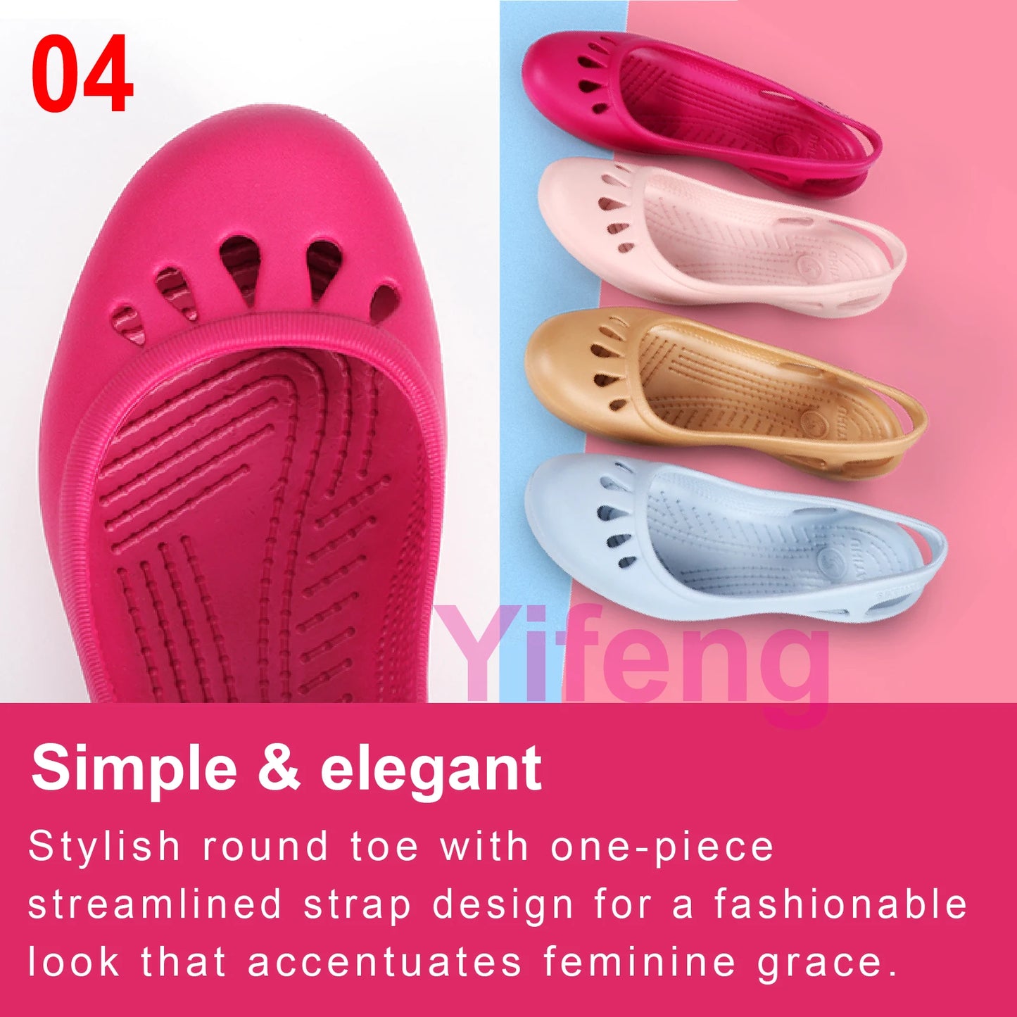 Women's Lightweight Clogs | Breathable Waterproof Slip-On Shoes