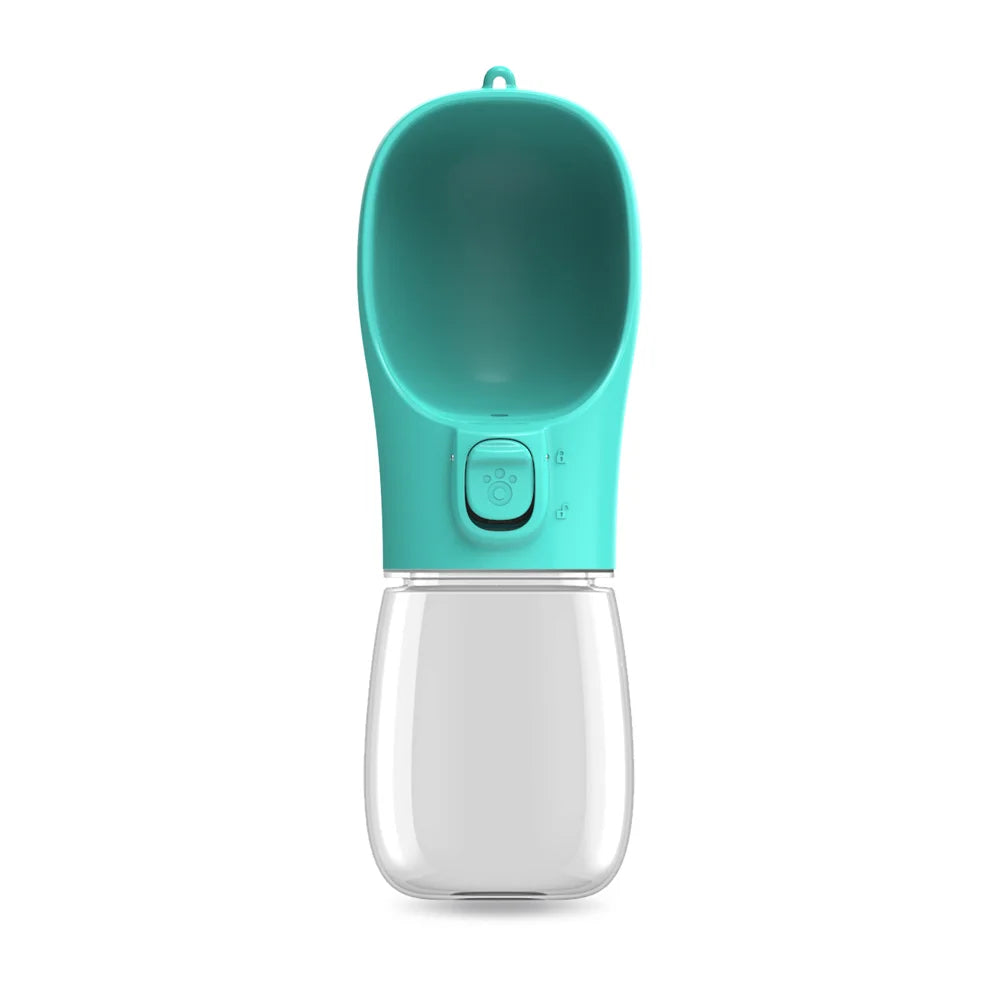 Portable Dog Water Bottle with Drinking Bowl – Leakproof Travel Pet Dispenser