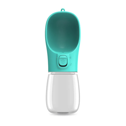 Portable Dog Water Bottle with Drinking Bowl – Leakproof Travel Pet Dispenser