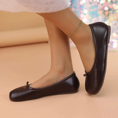 Women's Ballet Flats – Bowknot Slip-On Flat Shoes