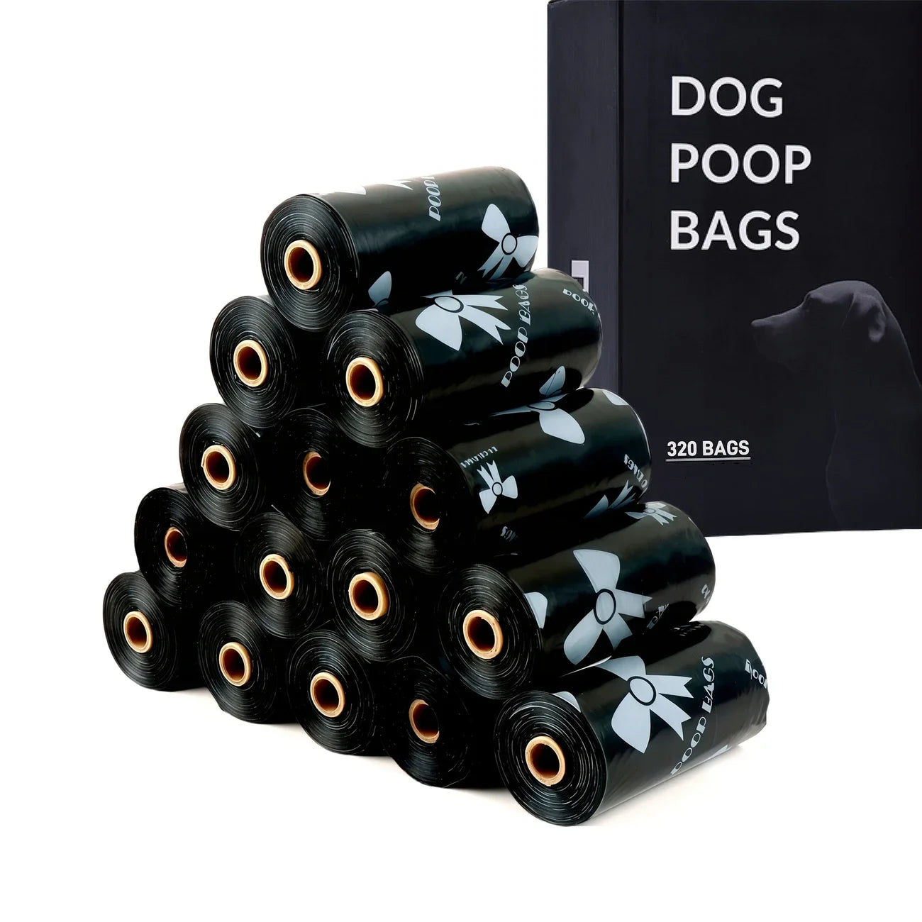 Dog Poop Bags – Thick Leakproof Pet Waste Bags, 3/6/10 Rolls