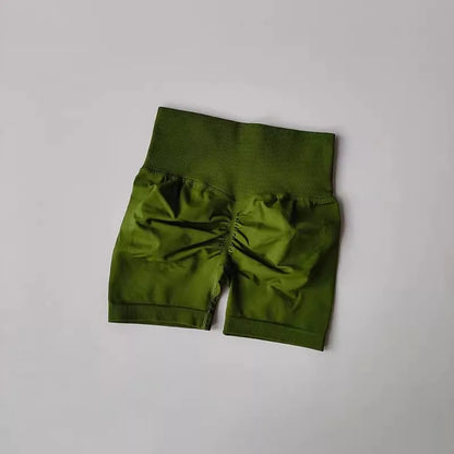 Women's High-Waist Yoga Shorts – Breathable Workout & Running Shorts