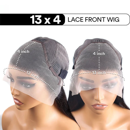 Body Wave HD Lace Front Wig – 13x4 Human Hair Natural Black