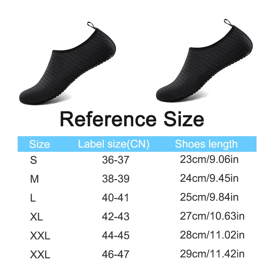 Water Shoes Unisex Quick-Dry Beach Aqua Socks – Anti-Slip