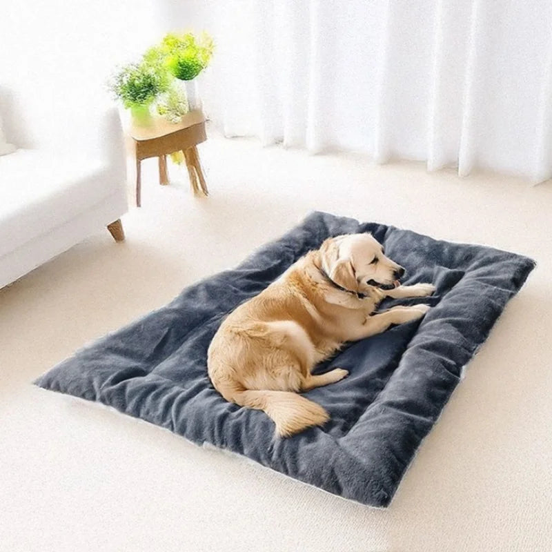 Extra Large Plush Dog Bed Mat Super Soft Thickened Pet Sofa