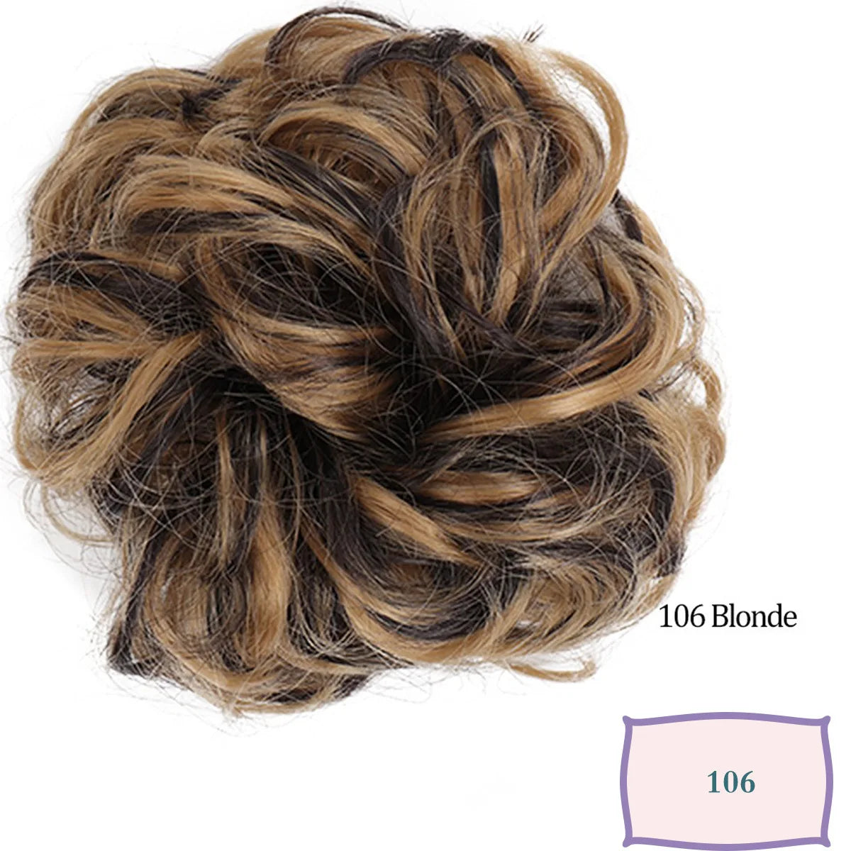 Synthetic Messy Hair Bun Chignon Scrunchies Fake Band Braid Elastic Hairpiece Tail Donut Updo Pieces
