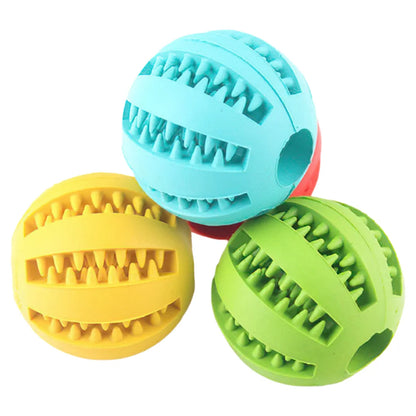 Dog Treat Dispensing Ball – Interactive Chew & Puzzle Toy