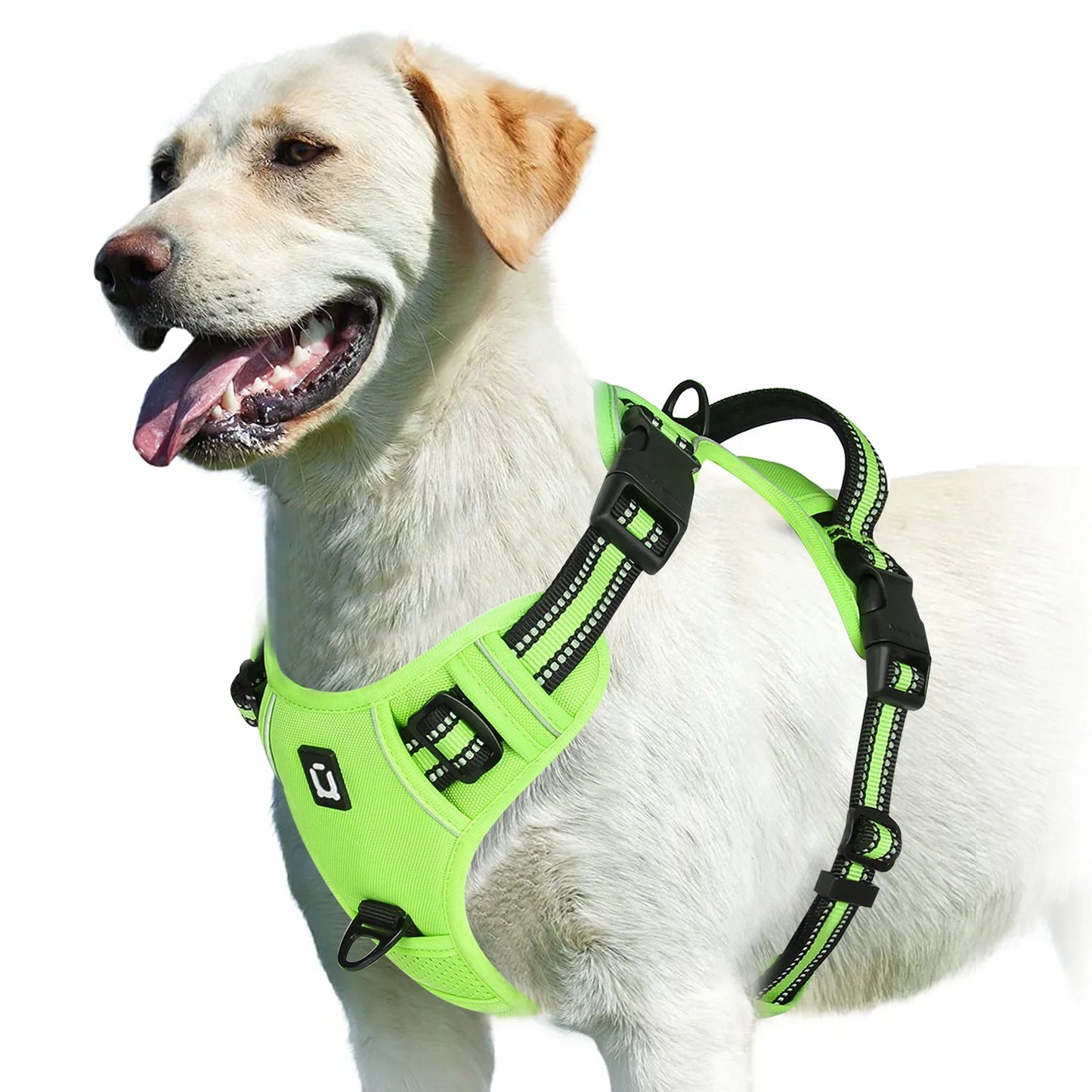 No Pull Dog Harness – Adjustable Soft Padded Vest with Control Handle