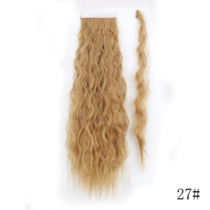 Wrap Around Ponytail Extension – Long Straight Synthetic Clip-In