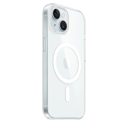 Original Magnetic Clear Case Iphone 17 Air 16 15 14 13 12 11 Pro Max Mini Funda Magsafe Silicone