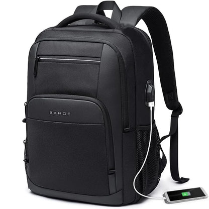 Laptop Backpack 15.6" with USB Charging Port – Waterproof Travel Bag