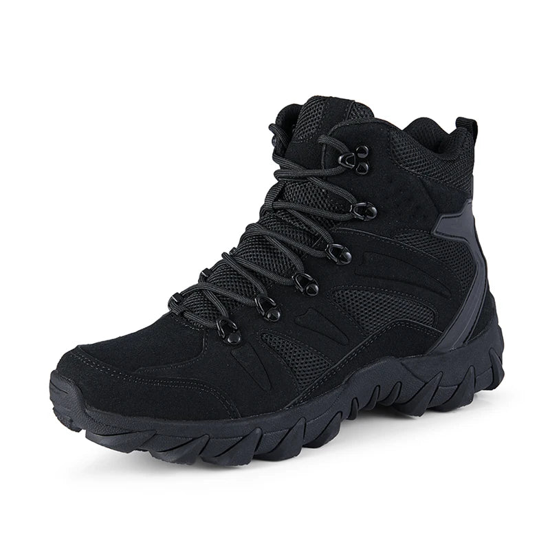 Men's Tactical Combat Boots – Outdoor Hiking & Training Shoes