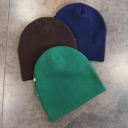 Tree Frog Print Beanie – Stretchy Knit Skull Cap