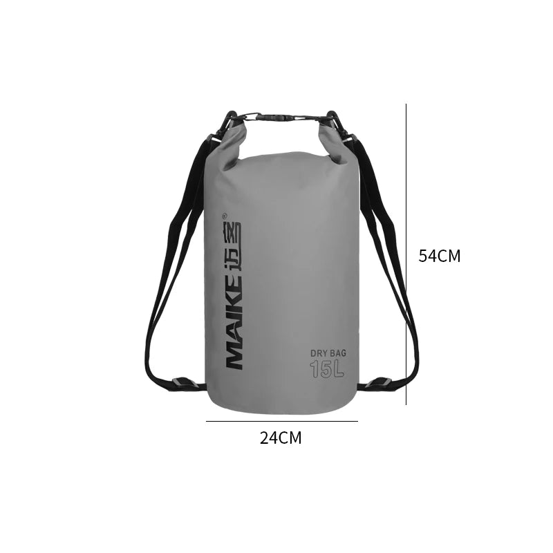 Waterproof Dry Bag – 5L / 10L / 15L for Swimming, Kayaking & Rafting