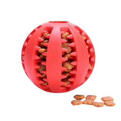 Dog Treat Dispensing Ball – Interactive Chew & Puzzle Toy