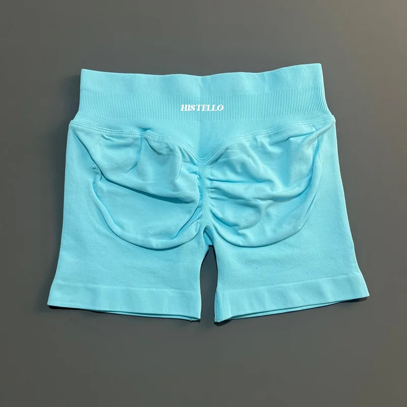 Women's Seamless High-Waist Workout Shorts – Yoga & Gym