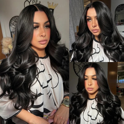 40 Inch 250 Density Body Wave 13x4 Lace Frontal Remy Human Hair Wig 13x6 Hd Transparent Front Pre