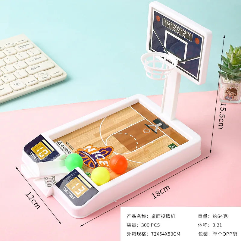 Mini Basketball Shooting Game – Desktop Finger Launcher Toy