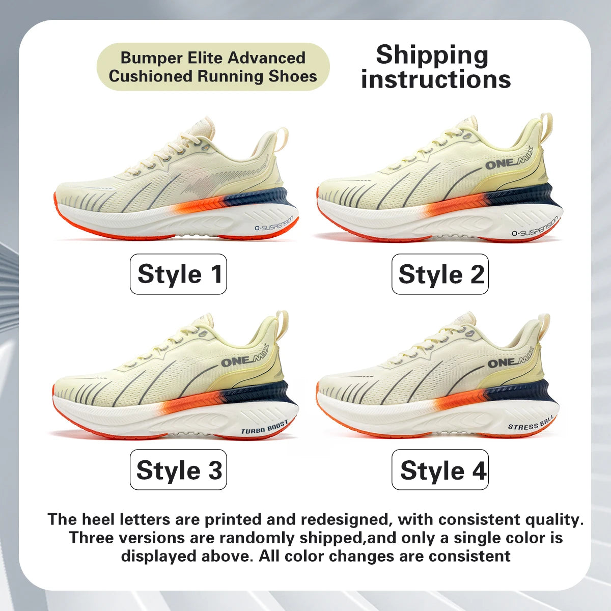 ONEMIX Cushioning Running Shoes – Stress Ball Midsole for Men & Women