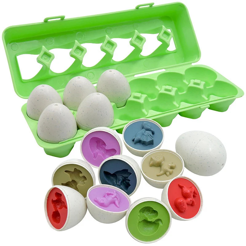 Montessori Smart Eggs Educational Toy for Toddlers 1-3