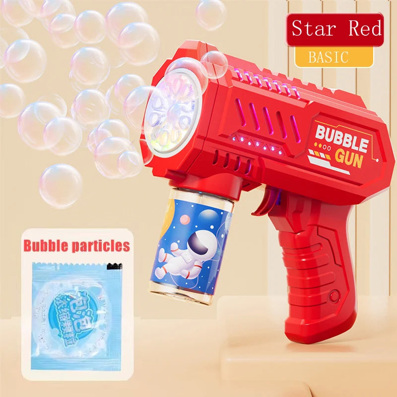 Automatic Bubble Gun Toy – Kids Outdoor Bubble Blower Machine