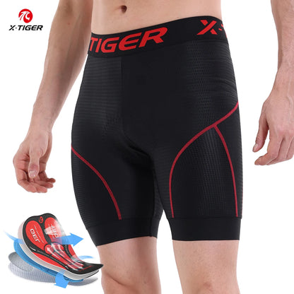 X-Tiger Cycling Underwear Shorts – Gel Pad Breathable MTB Bike
