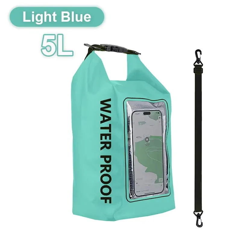 Waterproof Dry Bag with Touch Screen Window – 2L & 5L