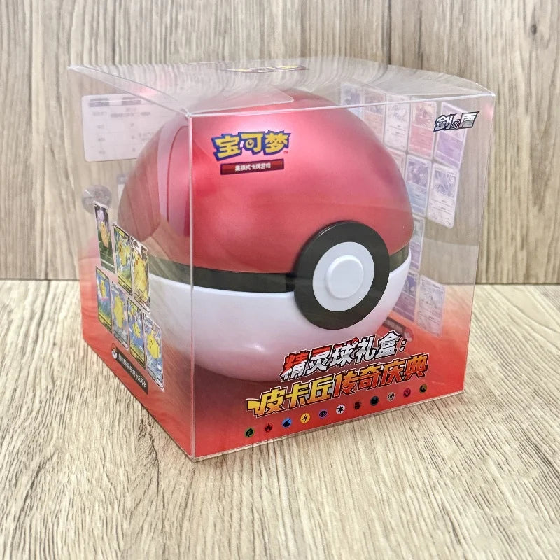 100 Original P0ke Ball Master Balls Premium Gift Box Pok M0n Cards Ptcg Simplified Chinese Pack