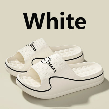 Women S Home Slippers Cute Cartoon Eva Indoor Bathroom Sandals Soft Sole Non-Slip Summer Outdoor