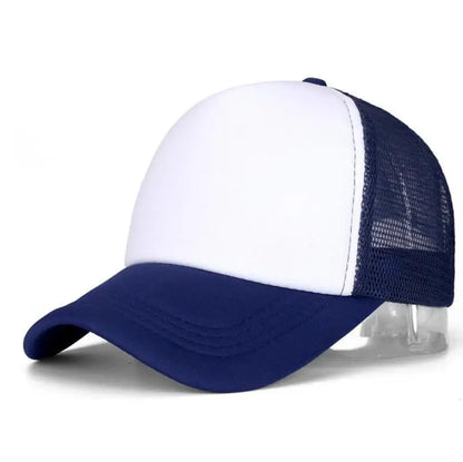 Mesh Trucker Baseball Cap – Adjustable Snapback Hat for Men & Women