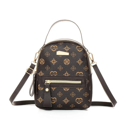 Floral Print Mini Backpack – Women's Fashion Bag