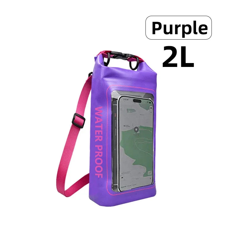 Waterproof Dry Bag with Touch Screen Window – 2L & 5L