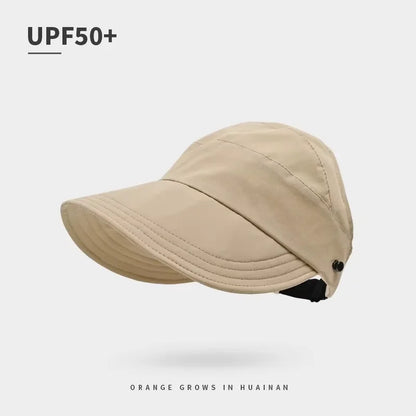UPF50+ Quick-Dry Sun Visor Cap – Lightweight Outdoor Hat