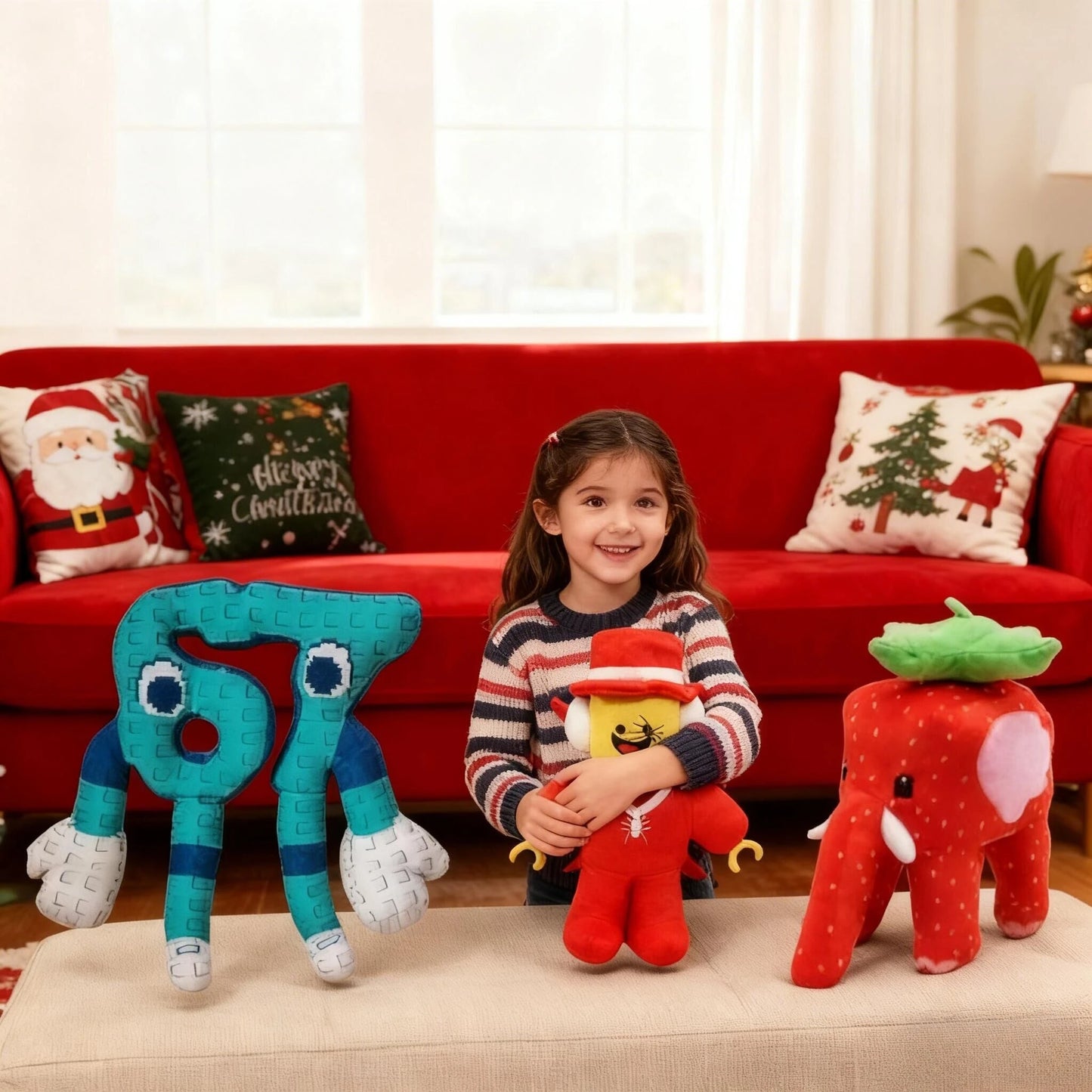 Brainrot Plush Doll – 25cm Cute Cartoon Stuffed Toy for Kids