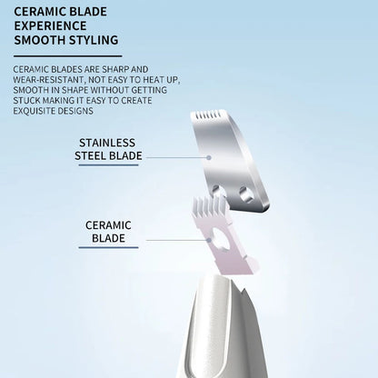 Pet Hair Trimmer with LED Light & Digital Display