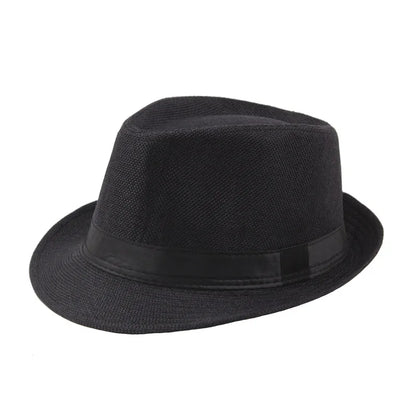 Fedora Sun Hat – Wide Brim Panama Jazz Cap for Men & Women